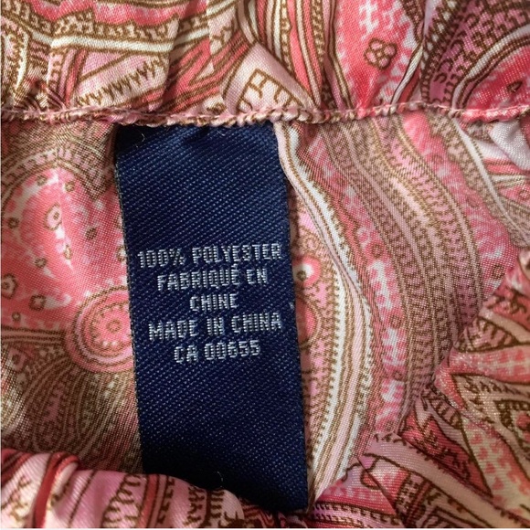 Y2k Paisley Satin PJ Pants - Picture 5 of 5